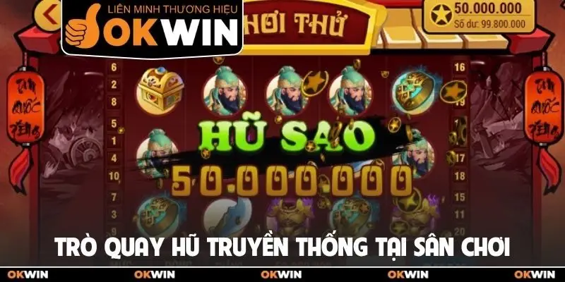 Trò quay hũ truyền thống tại sân chơi